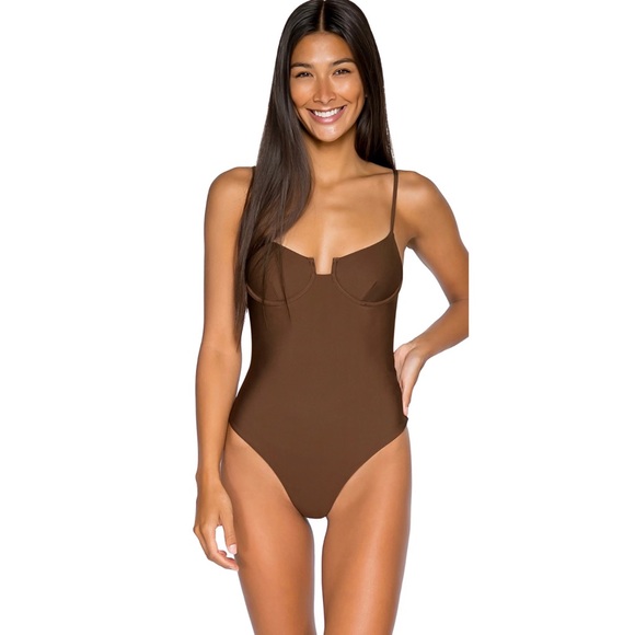 B. Swim Other - B. SWIM Jetty One Piece Swimsuit Espresso